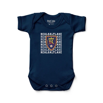 Newborn & Infant Chad Jake Navy Real Salt Lake Retro Bodysuit