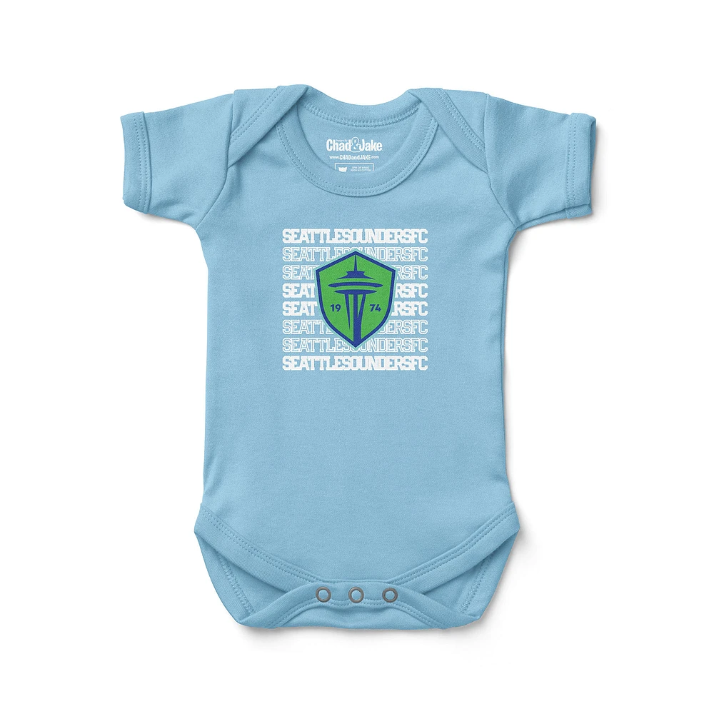 Newborn & Infant Chad Jake Light Blue Seattle Sounders FC Retro Bodysuit