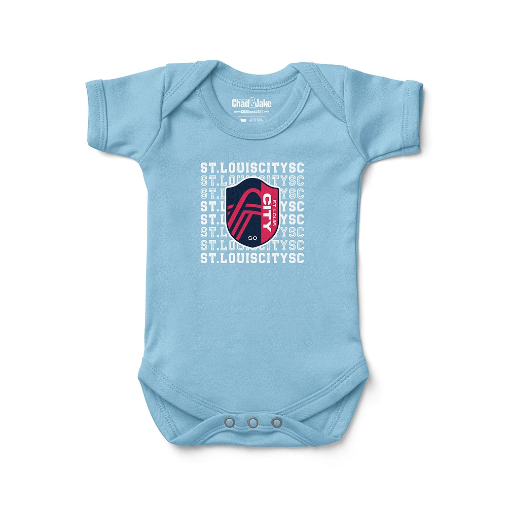 Newborn & Infant Chad Jake Light Blue St. Louis CITY SC Retro Bodysuit