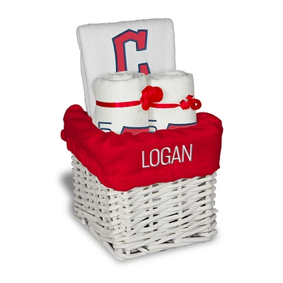 Chad & Jake Red Cleveland Guardians Personalized Block C Small Gift Basket