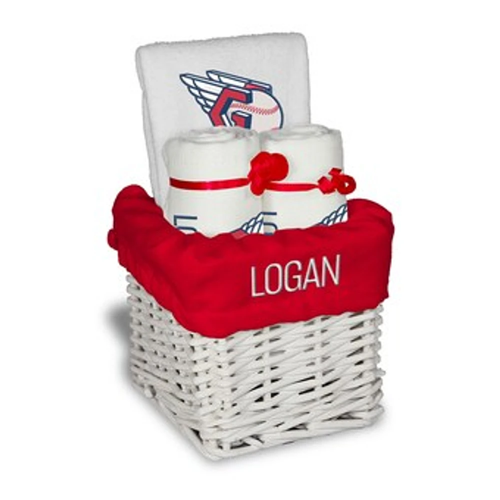 Chad & Jake Red Cleveland Guardians Personalized Primary Logo Small Gift Basket