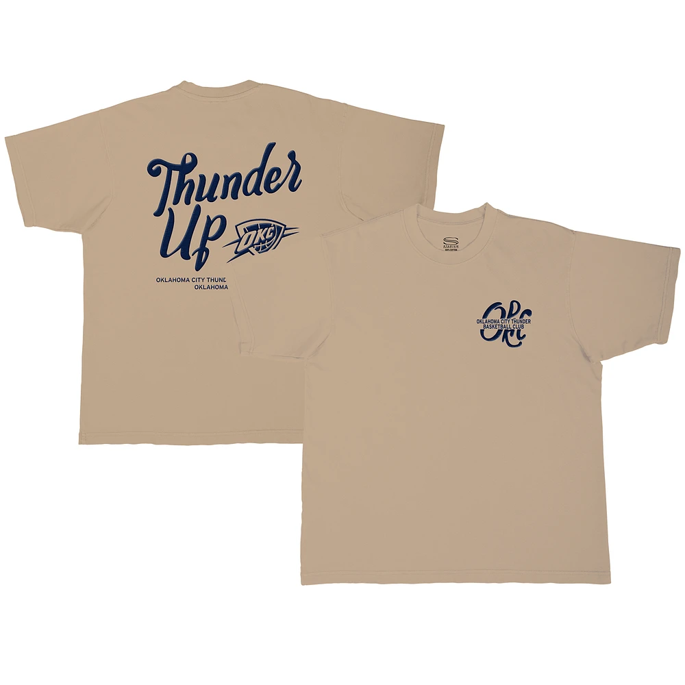 Unisex Stadium Essentials Tan Oklahoma City Thunder Up Urban T-Shirt
