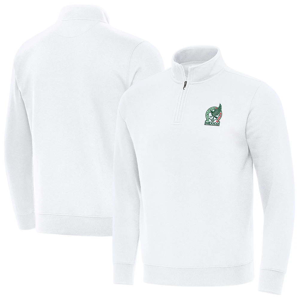 Men's Antigua Mexico National Team Landslide Quarter-Zip Pullover