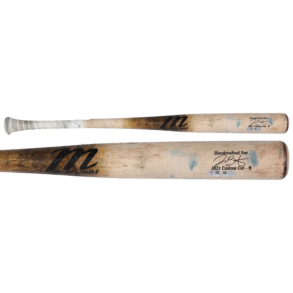 Joey Bart Pittsburgh Pirates Game-Used Tan Marucci Broken Bat vs. New York Mets on May 13, 2025