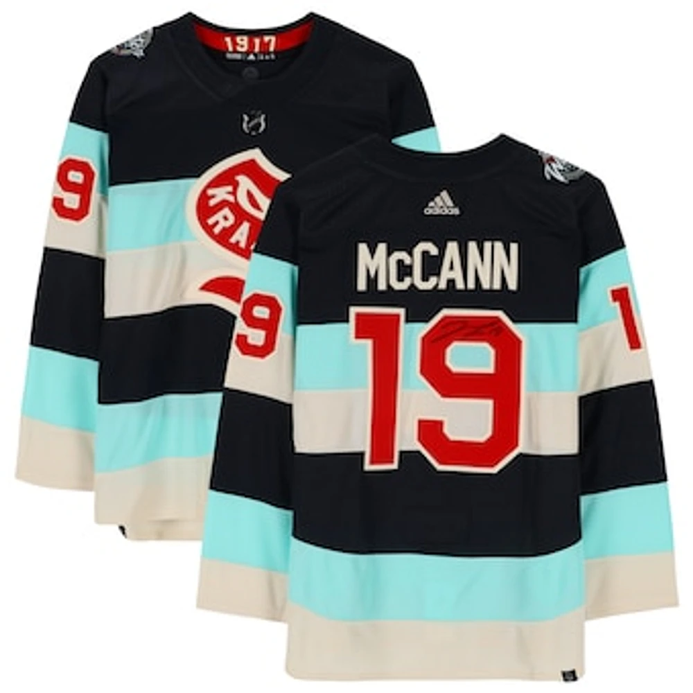 Jared McCann Seattle Kraken Autographed 2024 Winter Classic adidas Authentic Jersey