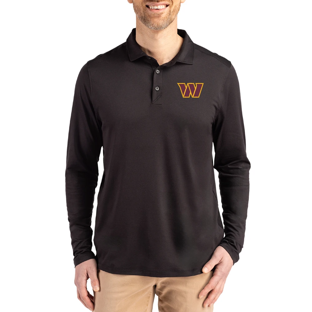 Men's Cutter & Buck Washington Commanders Coastline Epic Comfort Eco Recycled Polo