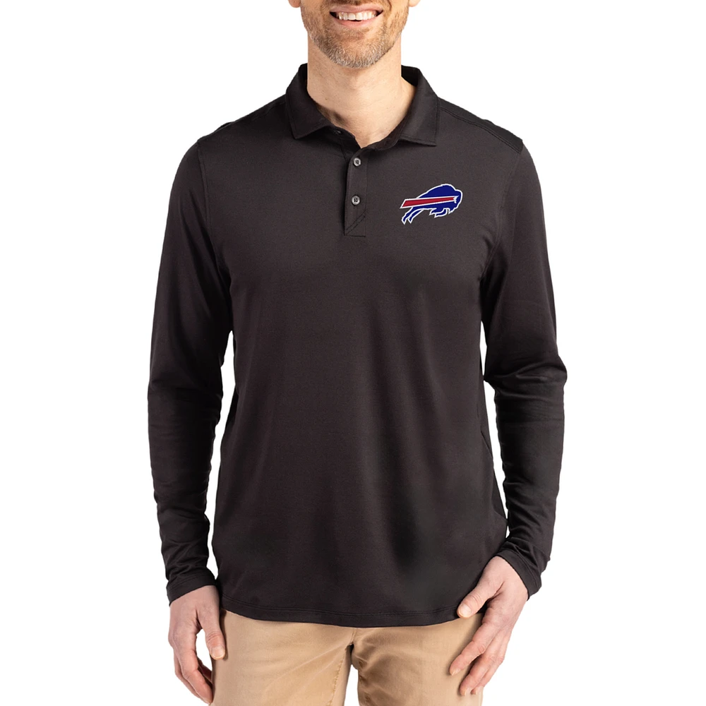 Men's Cutter & Buck Buffalo Bills Coastline Epic Comfort Eco Recycled Polo