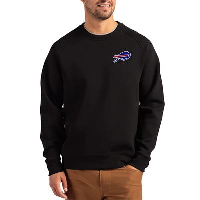 Men's Cutter & Buck Buffalo Bills Primary Logo Roam Recycled Raglan Pullover Sweatshirt