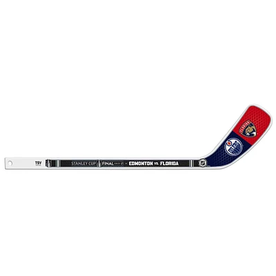 Inglasco Edmonton Oilers vs. Florida Panthers 2025 Stanley Cup Final Dueling Matchup Mini Wood Stick
