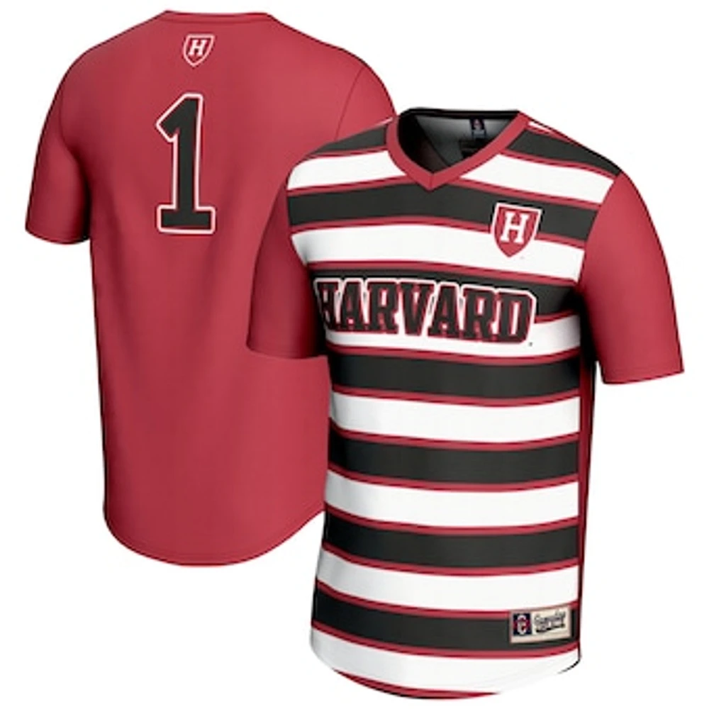 Unisex GameDay Greats #1 Crimson Harvard Lightweight Soccer Fashion Jersey