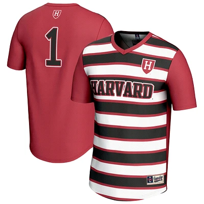 Youth GameDay Greats #1 Crimson Harvard Lightweight Soccer Fashion Jersey