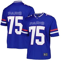 Men's Fanatics  Royal Paris Saint-Germain Collegiate American Football Foundation Fashion Jersey
