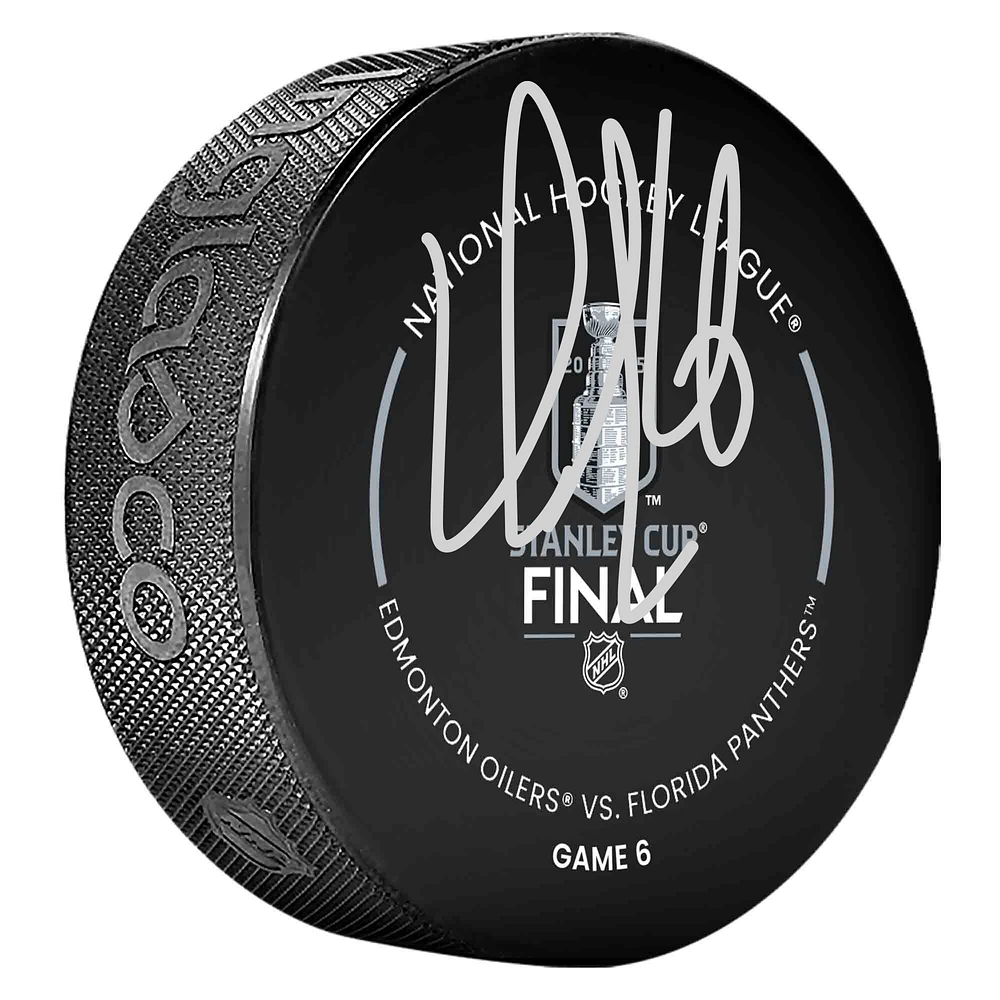 Aleksander Barkov Florida Panthers Autographed 2025 Stanley Cup Champions Official Game Puck