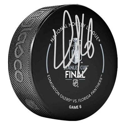 Aleksander Barkov Florida Panthers Autographed 2025 Stanley Cup Champions Official Game Puck