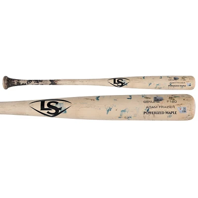 Adam Frazier Pittsburgh Pirates Game-Used Tan Louisville Slugger Broken Bat vs. Philadelphia Phillies on May 18, 2025