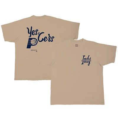 Unisex Stadium Essentials Tan Indiana Pacers Urban T-Shirt