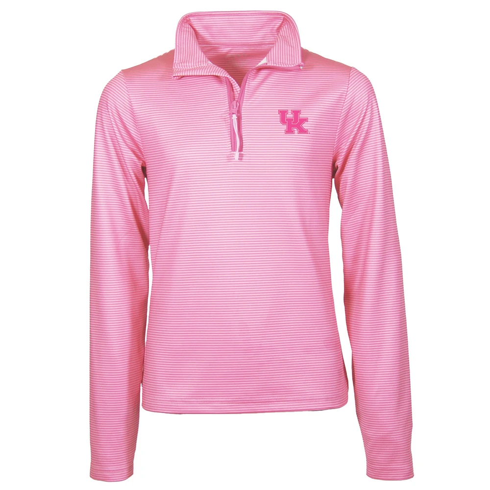 Girls Toddler Garb Pink Kentucky Wildcats Mila Quarter-Zip Pullover