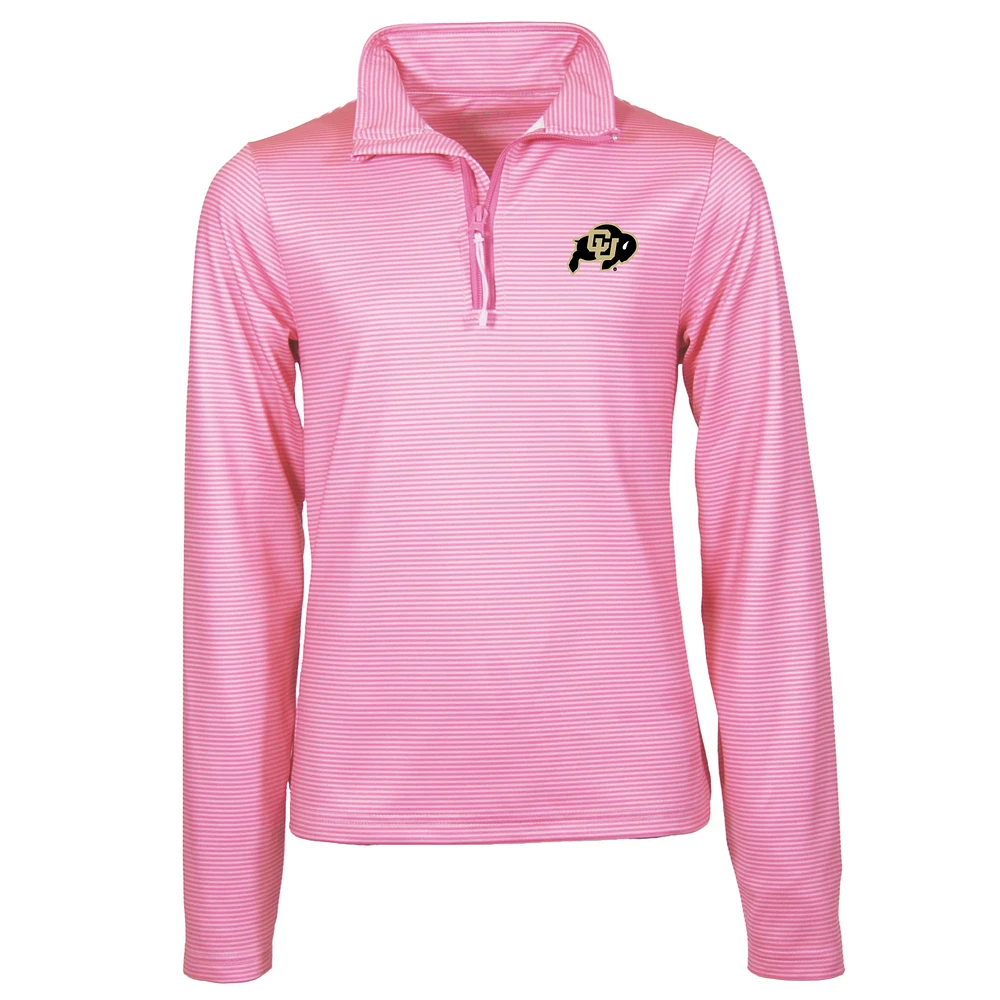 Girls Toddler Garb Pink Colorado Buffaloes Mila Quarter-Zip Pullover