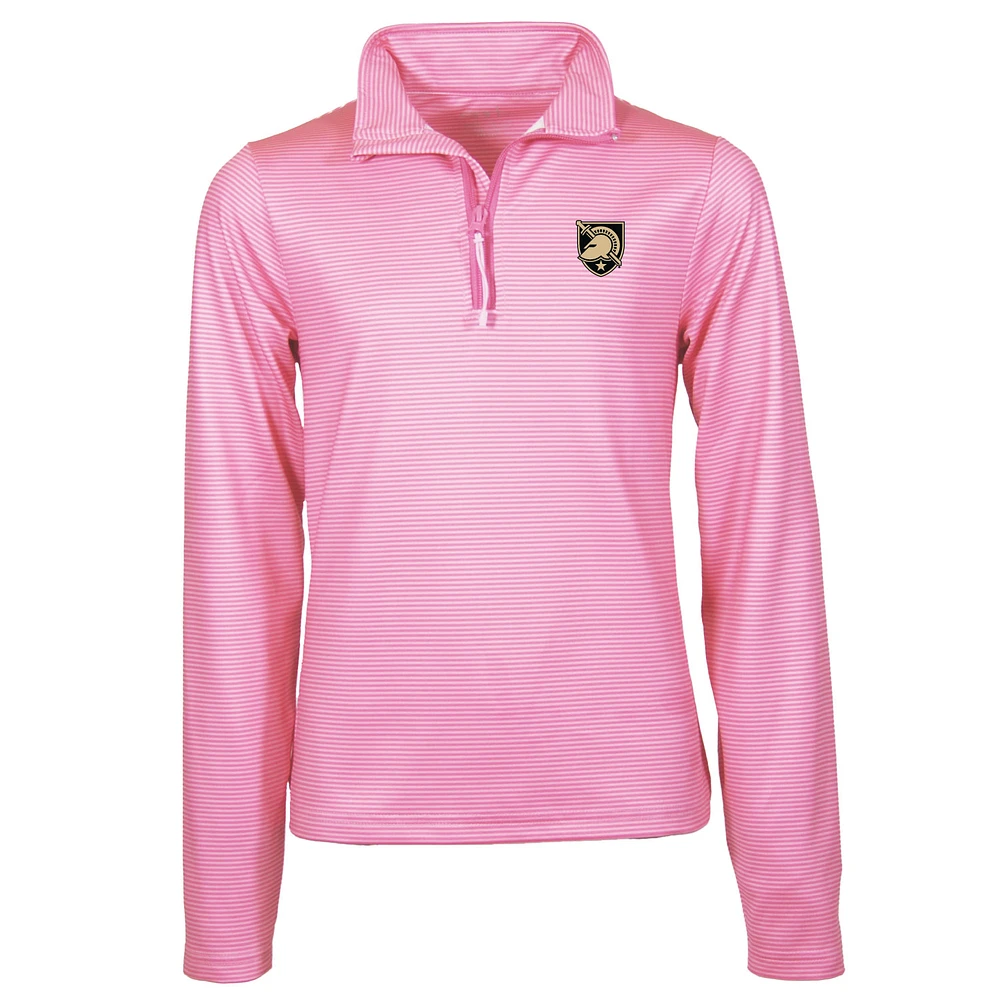 Girls Toddler Garb Pink Army Black Knights Mila Quarter-Zip Pullover