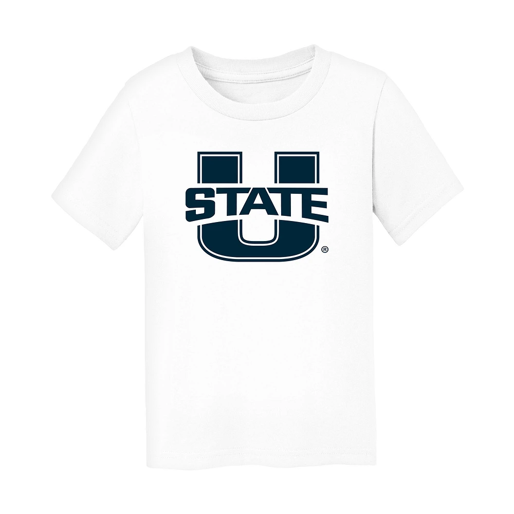 Infant Chad & Jake White Utah State Aggies Primary Logo T-Shirt