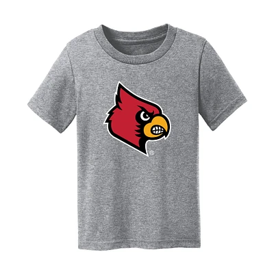 Toddler Chad & Jake Heather Gray Louisville Cardinals Primary Logo T-Shirt