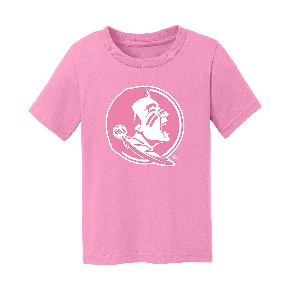 Toddler Chad & Jake Pink Florida State Seminoles Primary Logo T-Shirt