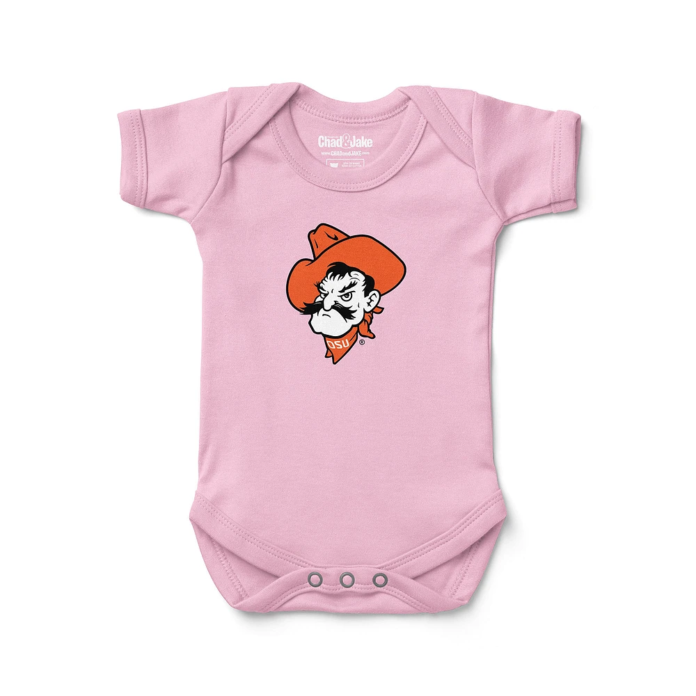 Newborn & Infant Chad Jake Oklahoma State Cowboys Mascot Logo Bodysuit