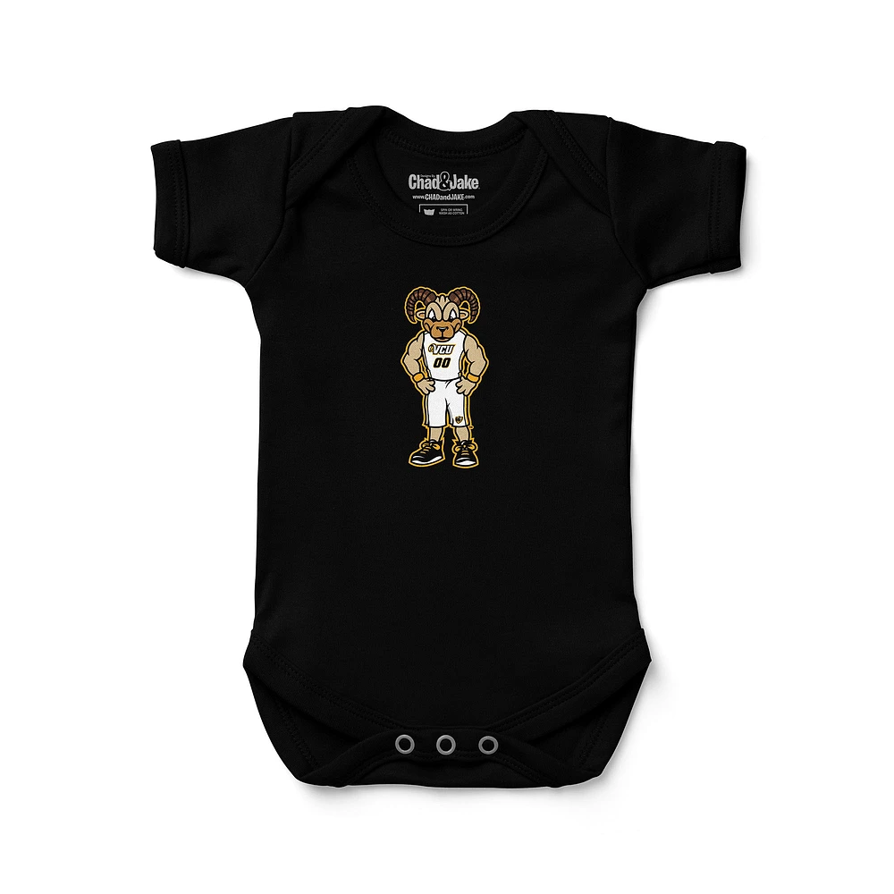 Newborn & Infant Chad Jake VCU Rams Mascot Logo Bodysuit