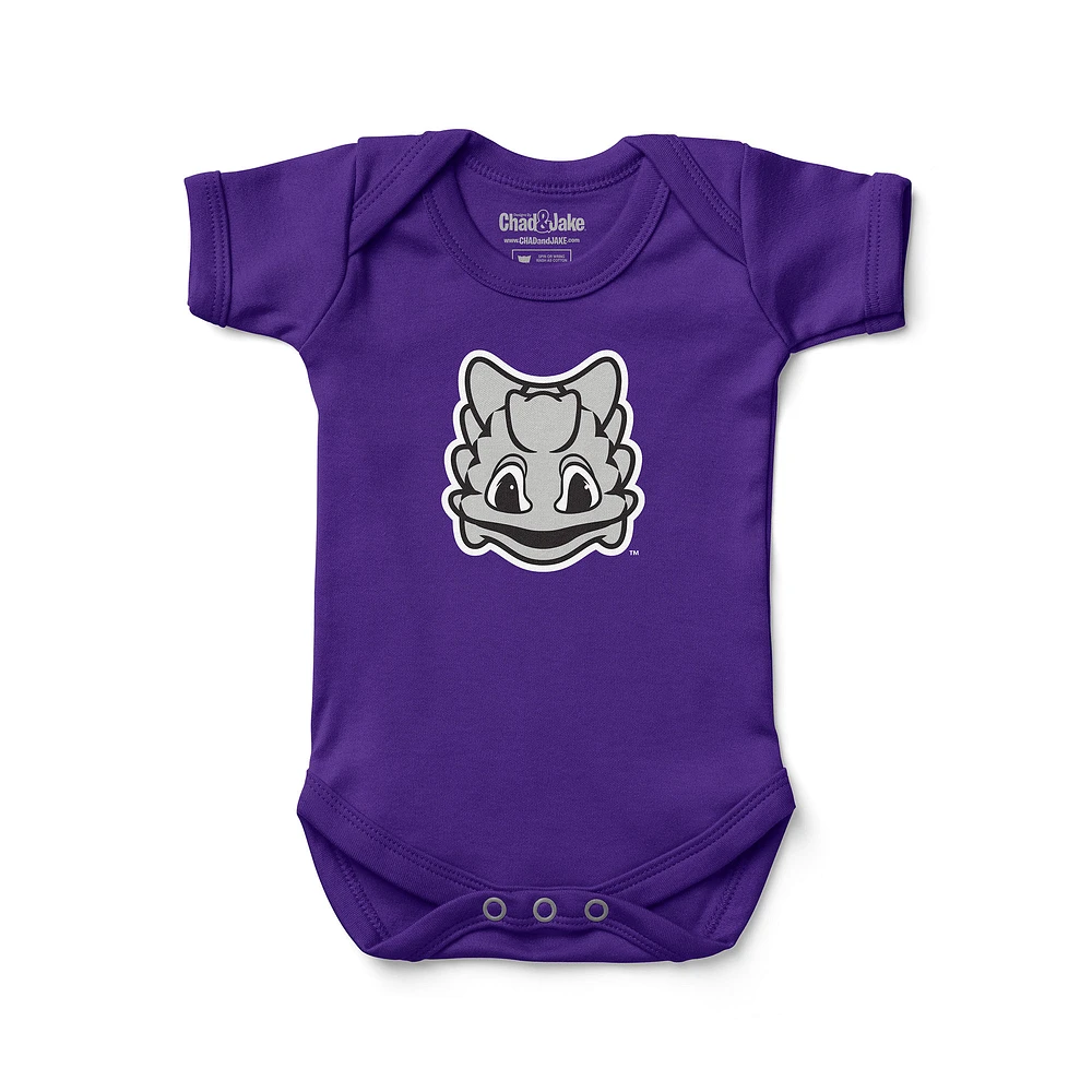 Newborn & Infant Chad Jake TCU Horned Frogs Mascot Logo Bodysuit