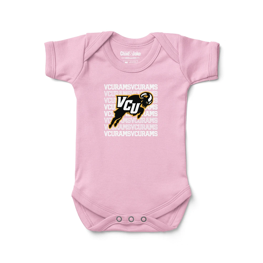 Newborn & Infant Chad Jake Pink VCU Rams Retro Bodysuit