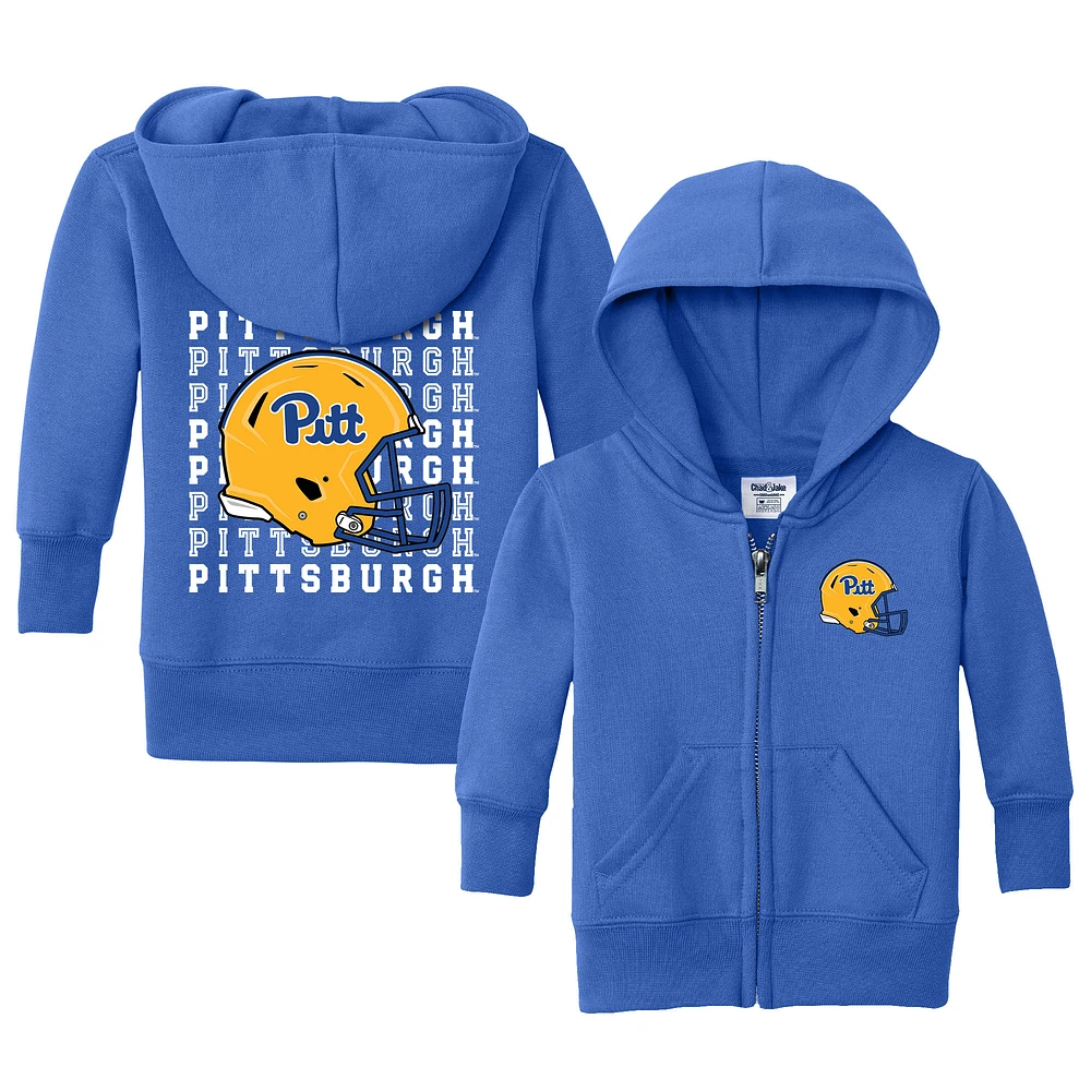 Infant Chad & Jake Royal Pitt Panthers Retro Full-Zip Hoodie