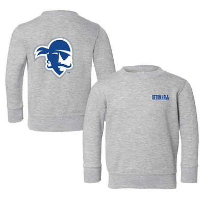 Toddler Chad & Jake Heather Gray Seton Hall Pirates Primary Logo Pullover Sweatshirt