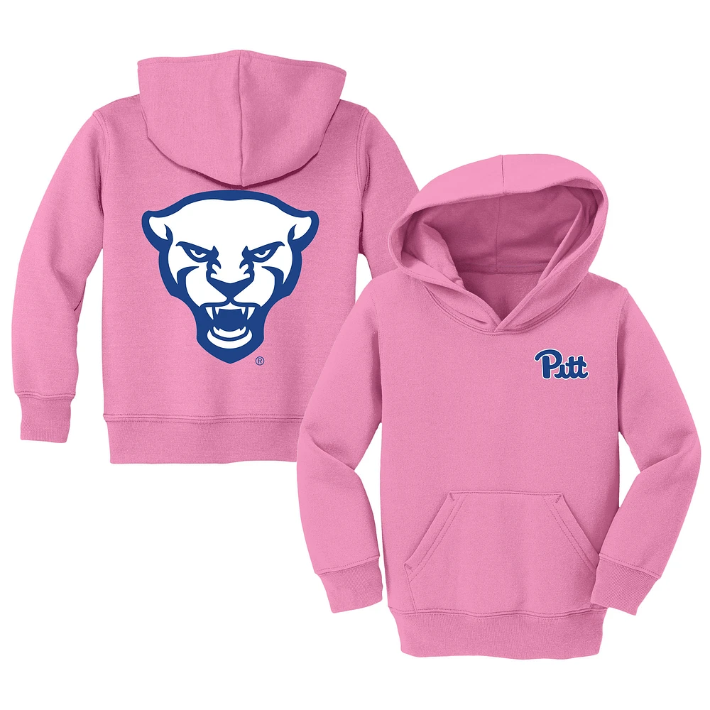 Toddler Chad & Jake Pink Pitt Panthers Primary Logo Pullover Hoodie