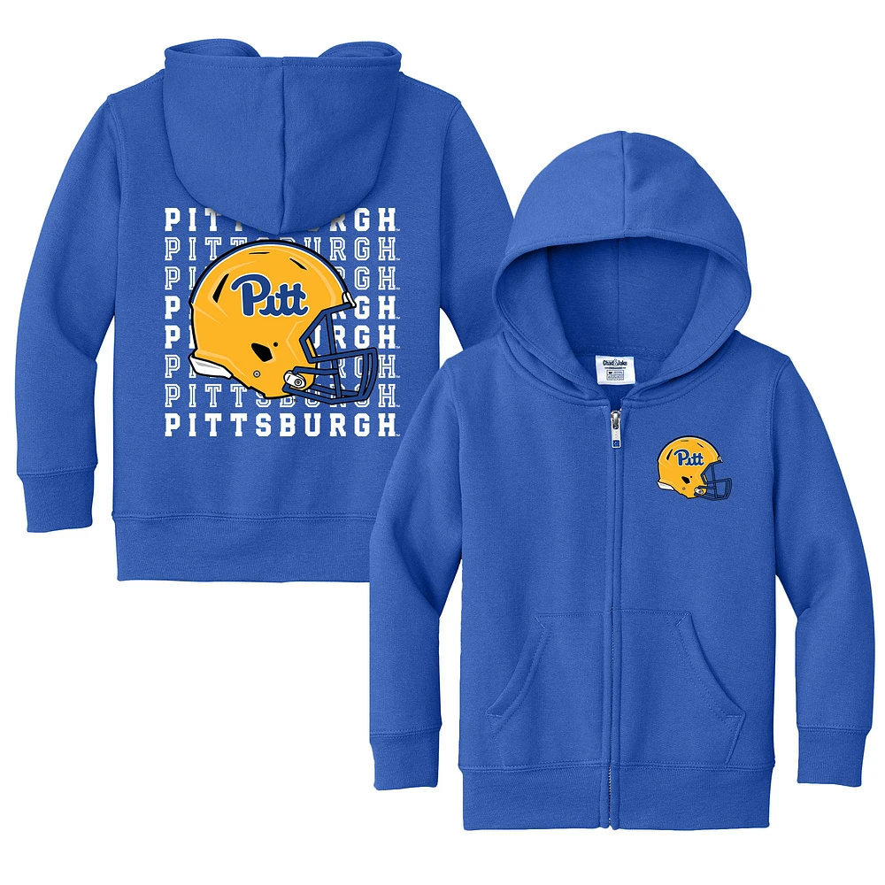 Toddler Chad & Jake Royal Pitt Panthers Retro Full-Zip Hoodie