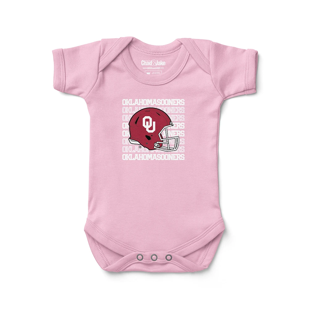Newborn & Infant Chad Jake Light Pink Oklahoma Sooners Retro Bodysuit