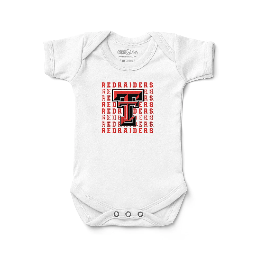 Newborn & Infant Chad Jake Red Texas Tech Raiders Retro Bodysuit