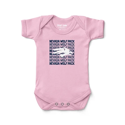 Newborn & Infant Chad Jake Light Nevada Wolf Pack Retro Bodysuit