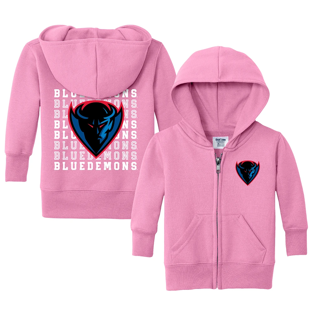 Infant Chad & Jake DePaul Blue Demons Retro Full-Zip Hoodie