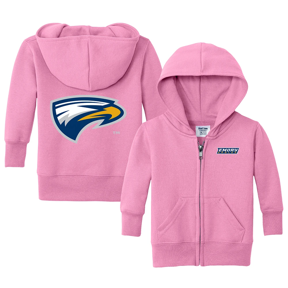 Infant Chad & Jake Emory Eagles Primary Logo Full-Zip Hoodie