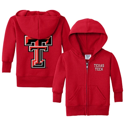 Infant Chad & Jake Texas Tech Red Raiders Primary Logo Full-Zip Hoodie
