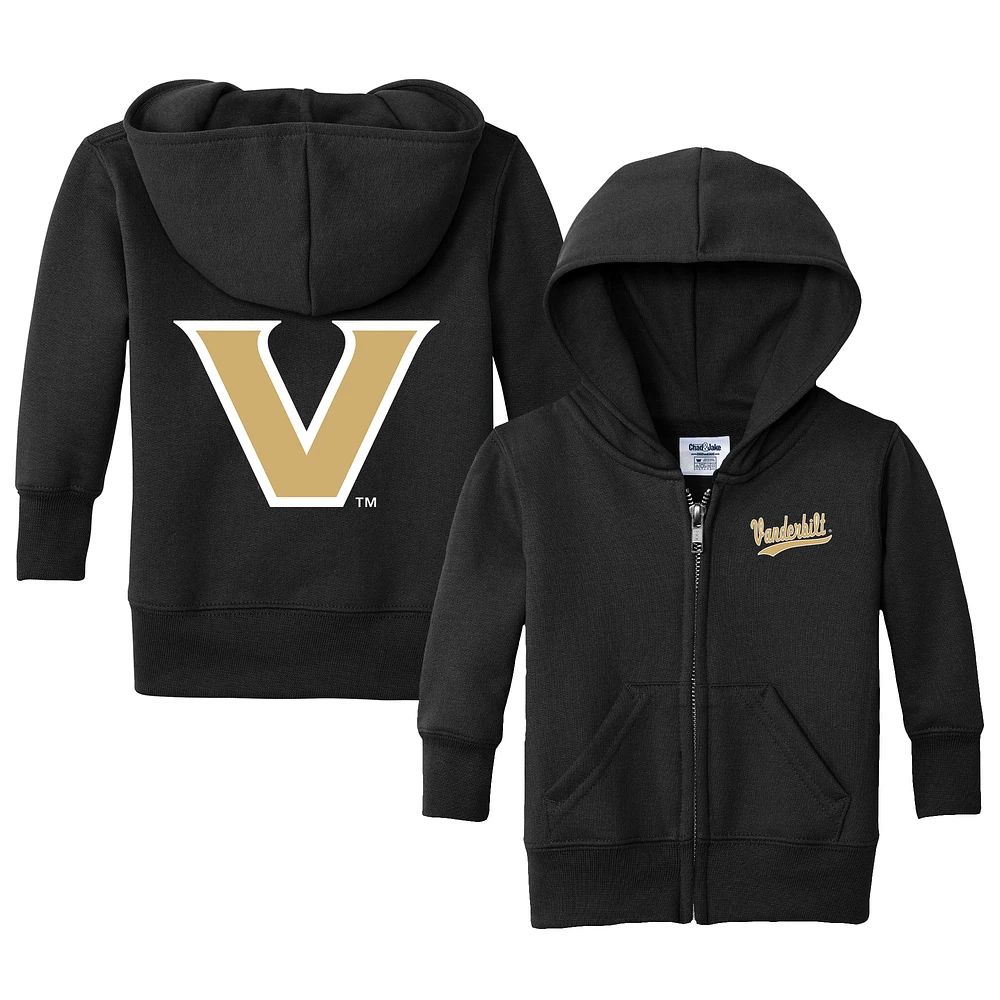 Infant Chad & Jake Black Vanderbilt Commodores Primary Logo Full-Zip Hoodie