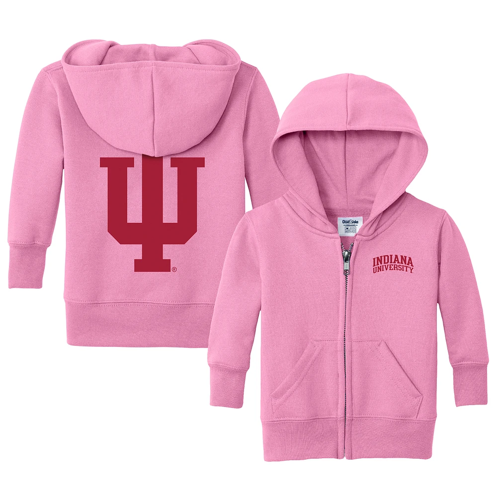 Infant Chad & Jake Indiana Hoosiers Primary Logo Full-Zip Hoodie