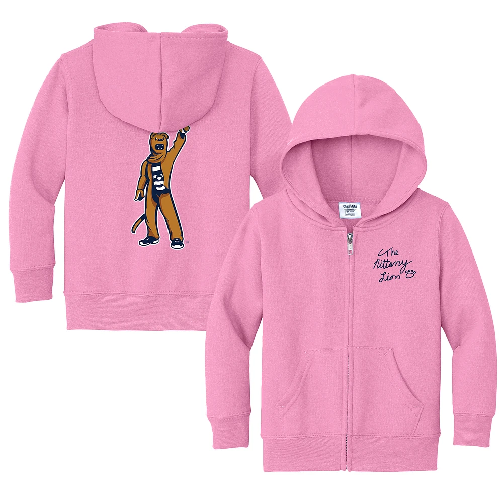 Toddler Chad & Jake Pink Penn State Nittany Lions Paw Logo Full-Zip Hoodie