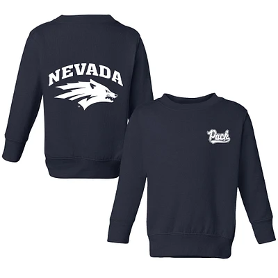 Toddler Chad & Jake Navy Nevada Wolf Pack Logo Pullover Sweatshirt