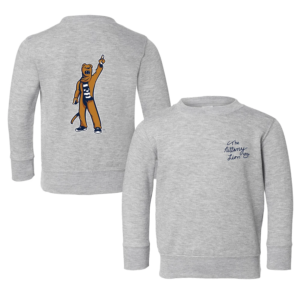 Toddler Chad & Jake Heather Gray Penn State Nittany Lions Logo Pullover Sweatshirt