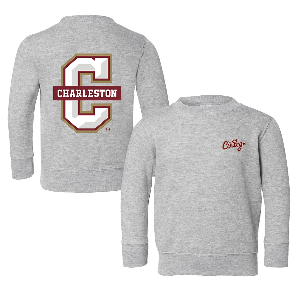 Toddler Chad & Jake Heather Gray Charleston Cougars Logo Pullover Sweatshirt