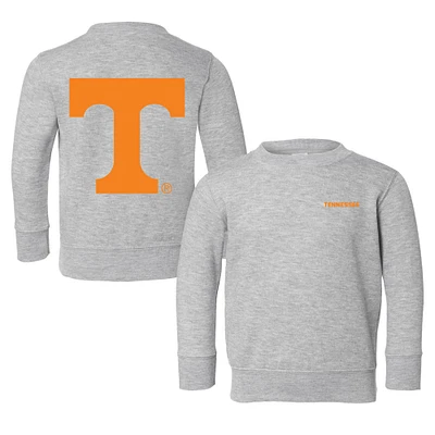Toddler Chad & Jake Heather Gray Tennessee Volunteers Logo Pullover Sweatshirt