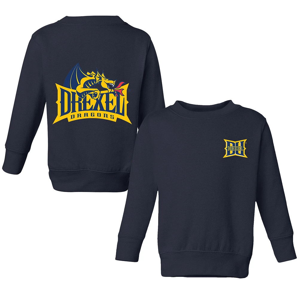 Toddler Chad & Jake Navy Drexel Dragons Logo Pullover Sweatshirt