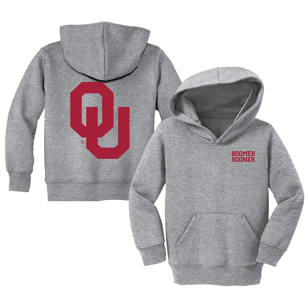 Toddler Chad & Jake Heather Gray Oklahoma Sooners Pullover Hoodie