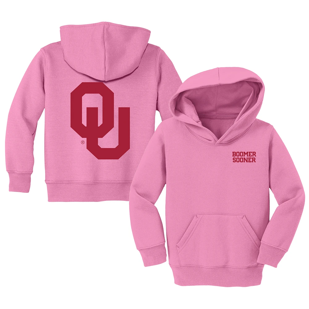 Toddler Chad & Jake Pink Oklahoma Sooners Pullover Hoodie